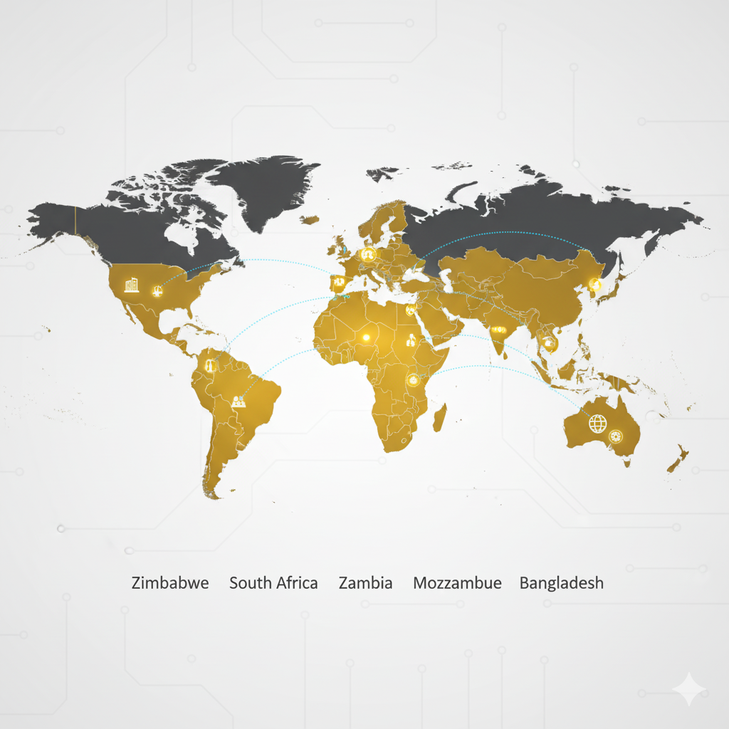 Global presence map